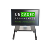 Uncaged Ergonomics Workez Monitor Stand Adjustable Height Single Computer Monitor Riser WEMS-b
